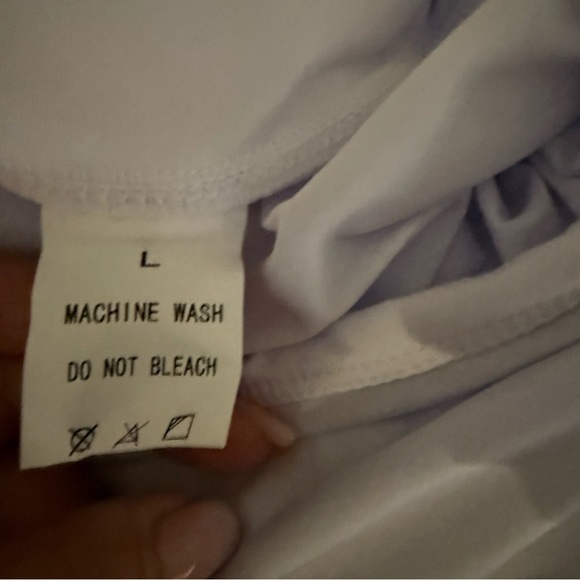 White A-Line Sports Skirt Size L - Picture 8 of 13